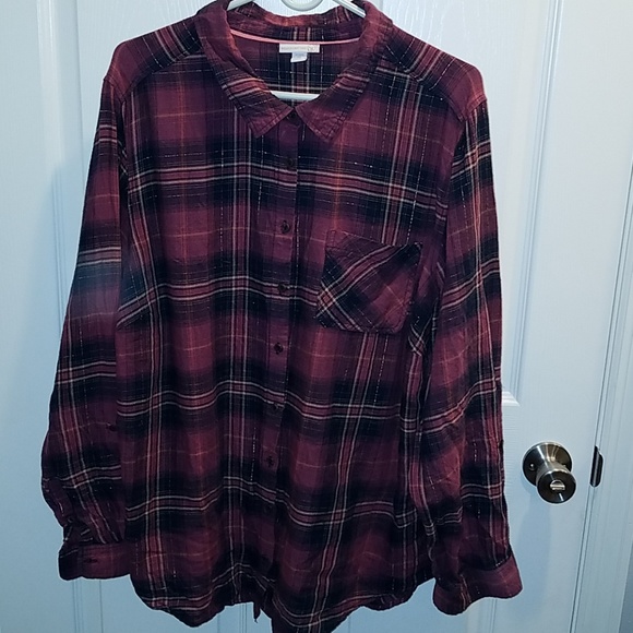 Westport 1962 Tops - *Final Price* Westport 1962 Plus Size Plaid Shirt